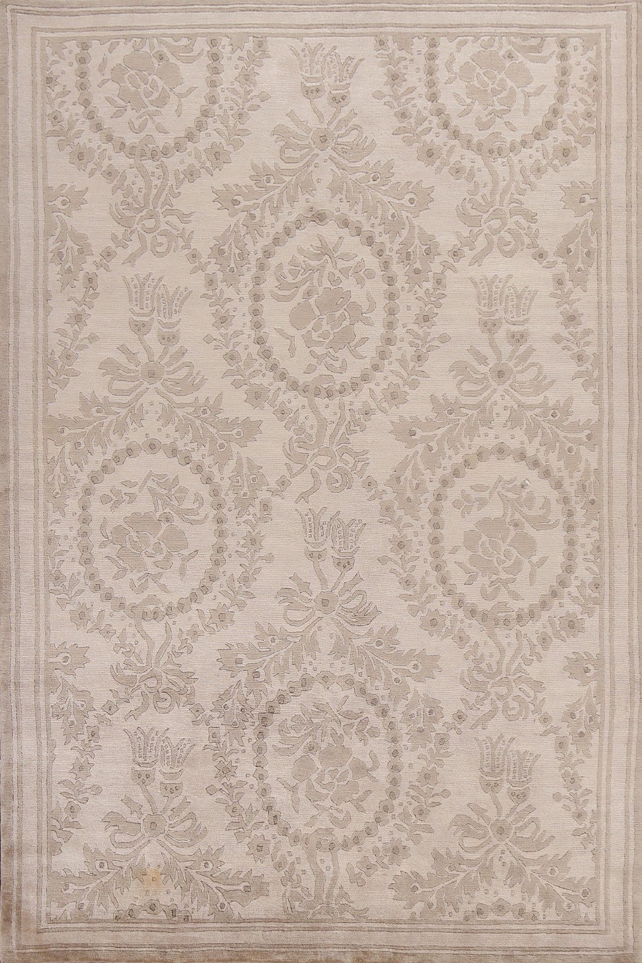 Vegetable Dye Nepal Tibetan Oriental Area Rug 6x9