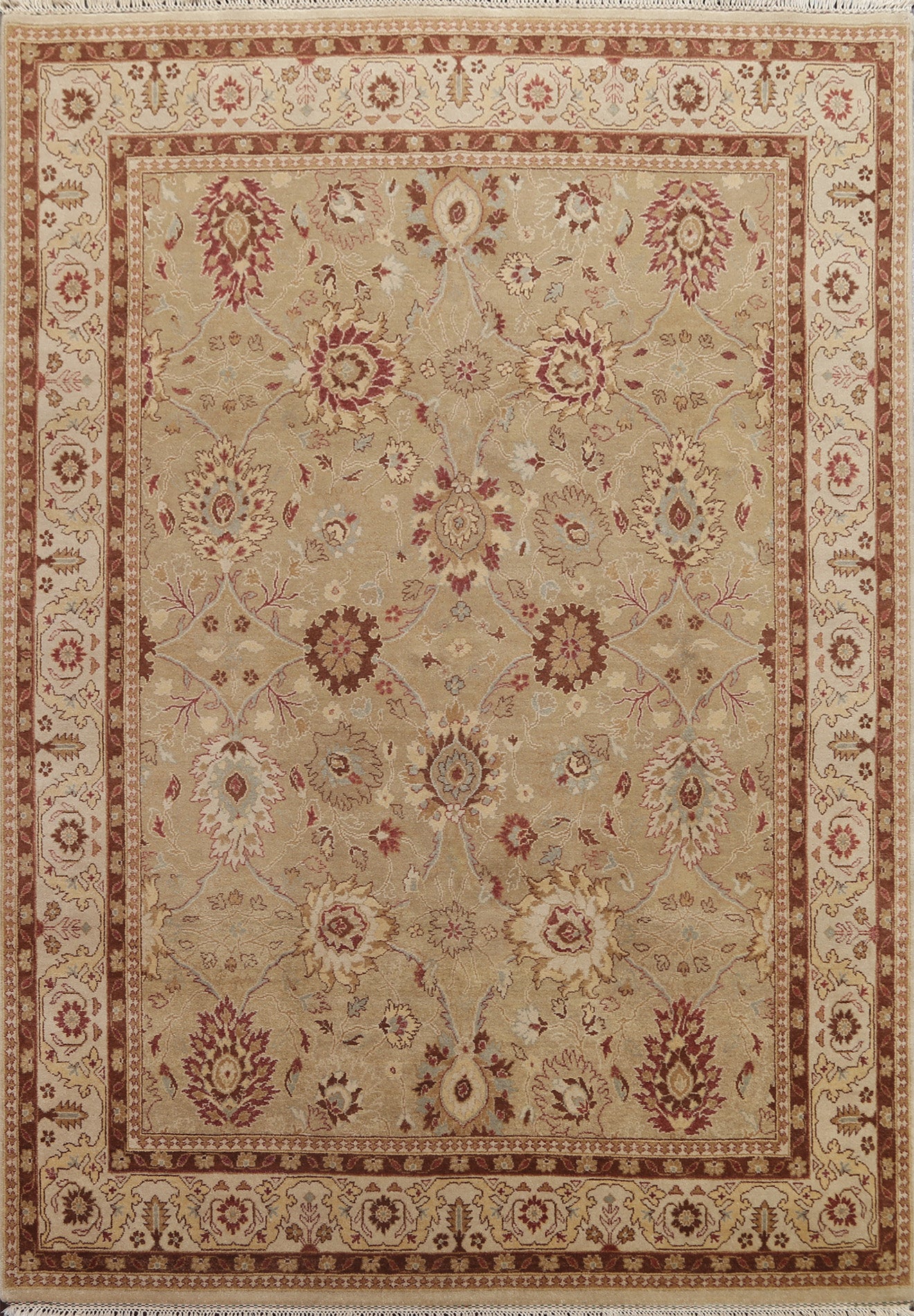 Handmade Wool Agra Oriental Area Rug 8x10