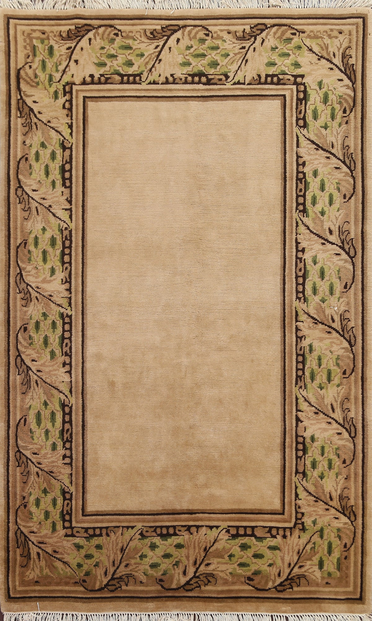 Vegetable Dye Nepalese Oriental Wool Rug 6x9
