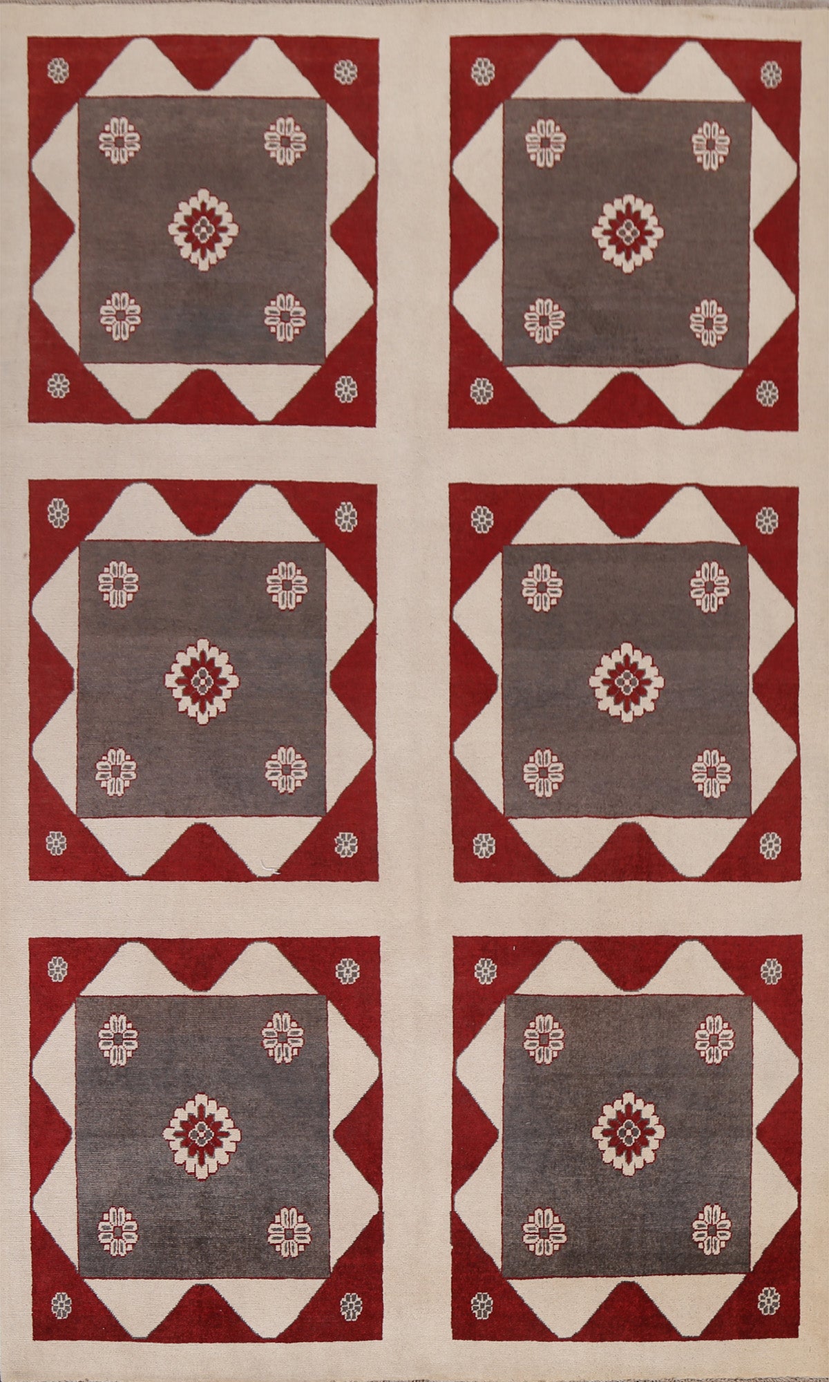 Vegetable Dye Wool Gabbeh Kashkoli Oriental Area Rug 6x9