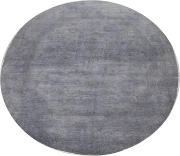 Vegetable Dye Chobi Peshawar Oriental Round Rug 10x10