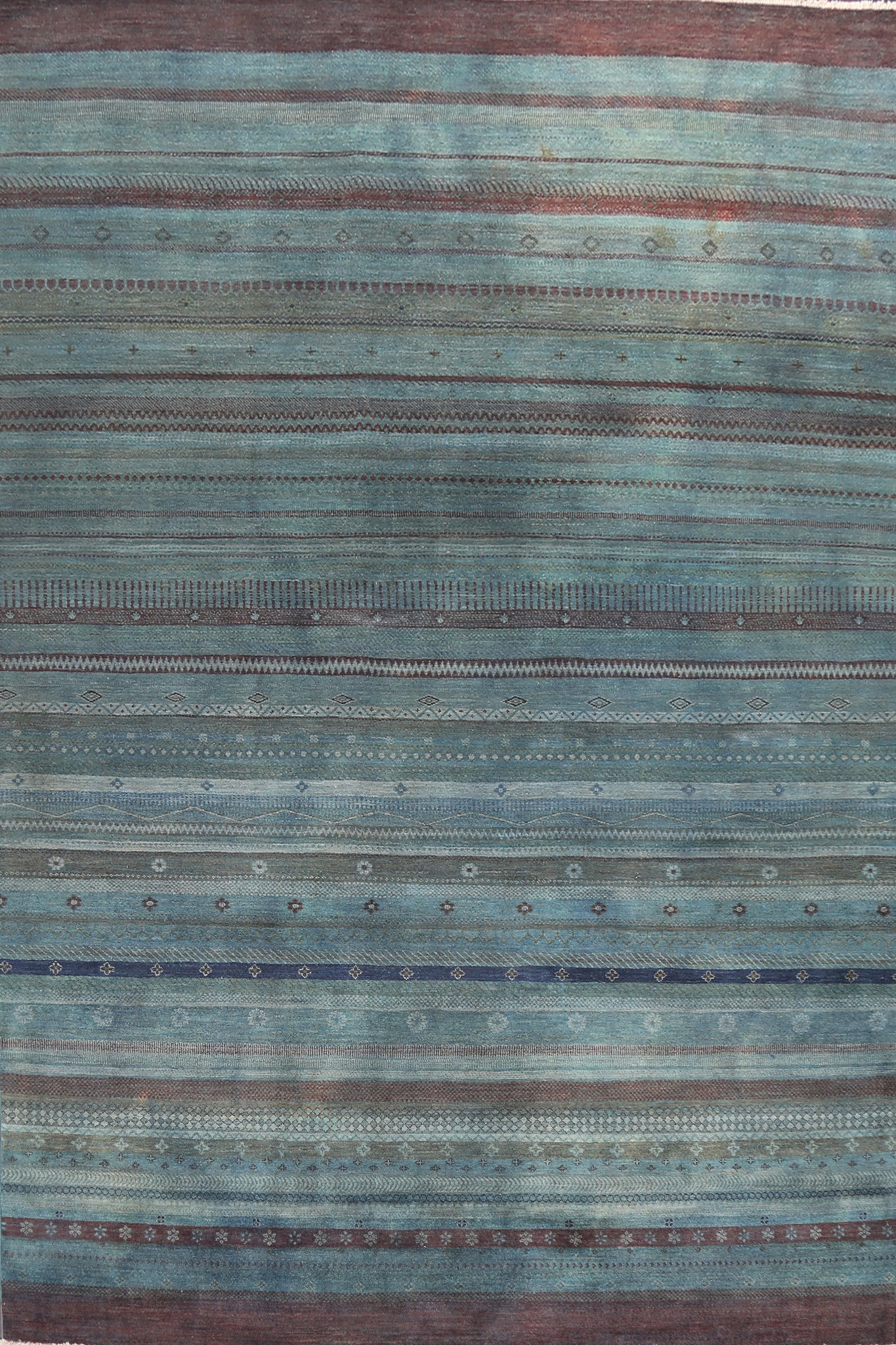Vegetable Dye Gabbeh Kashkoli Oriental Area Rug 9x13