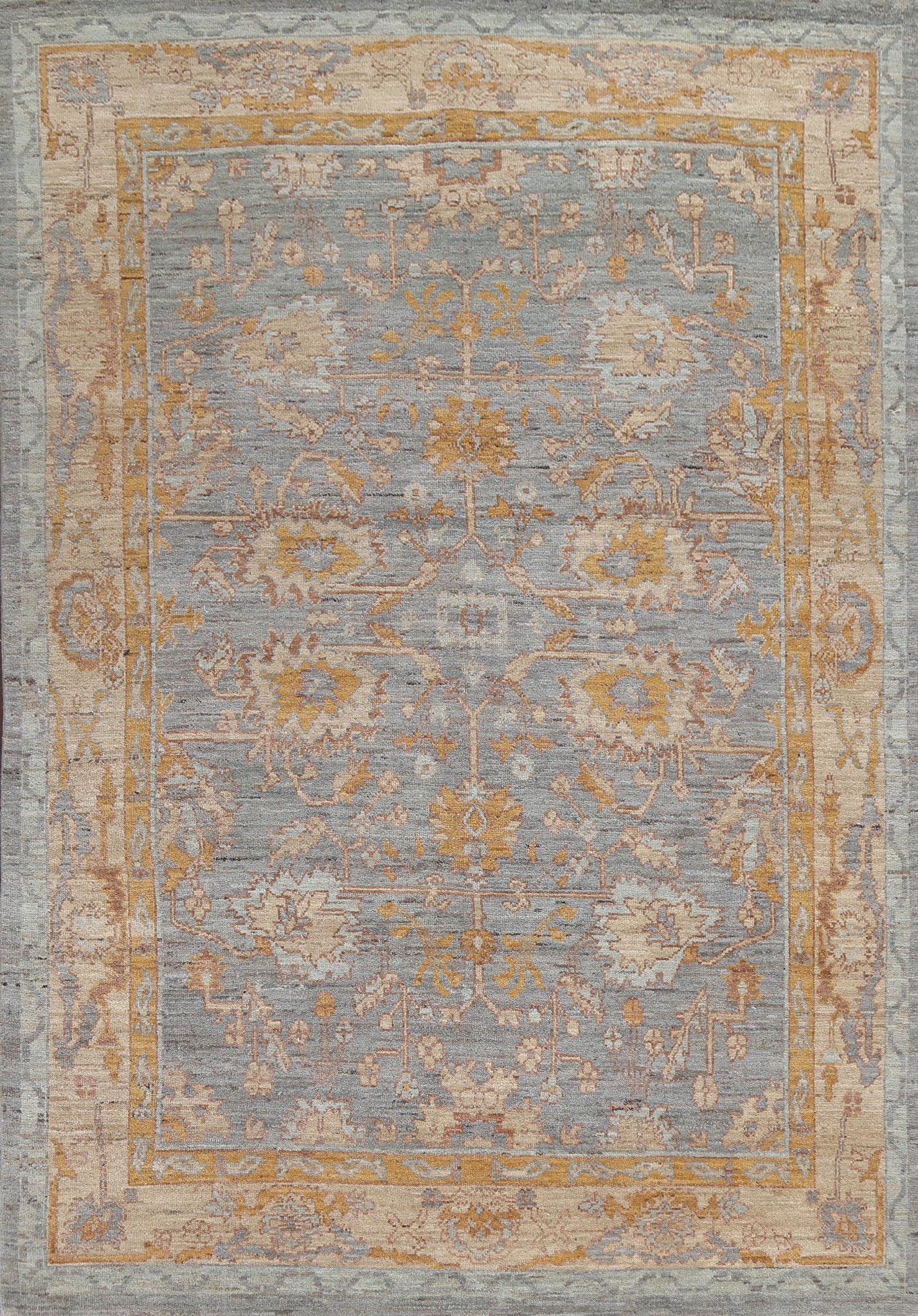 Handmade Wool Oushak Oriental Area Rug 8x10