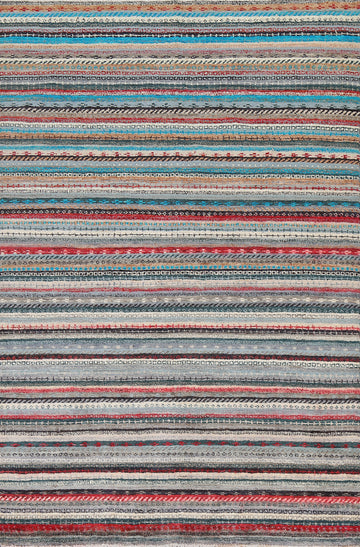 Striped Gabbeh Kashkoli Oriental Wool Rug 5x9