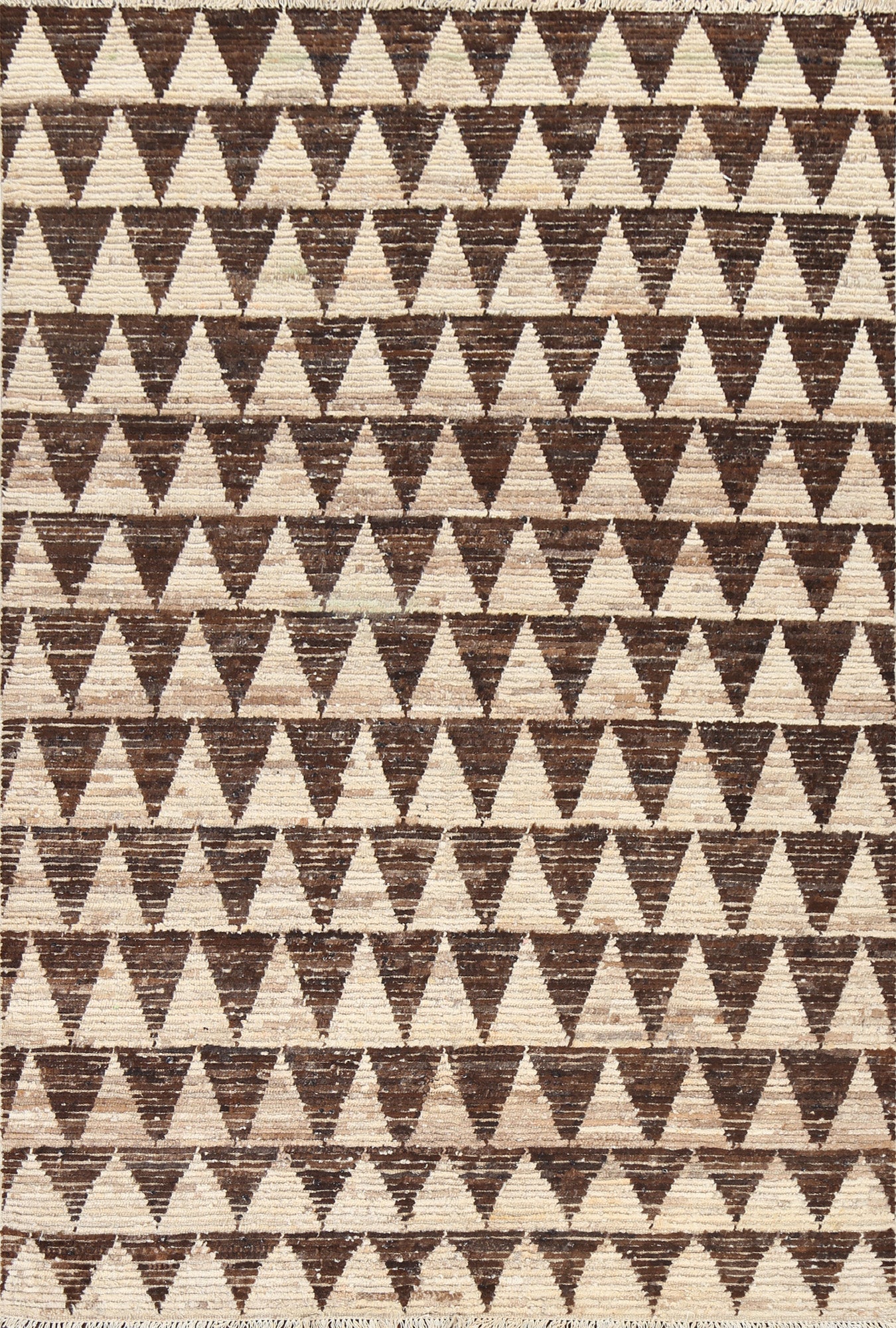 Geometric Wool Moroccan Oriental Area Rug 6x9