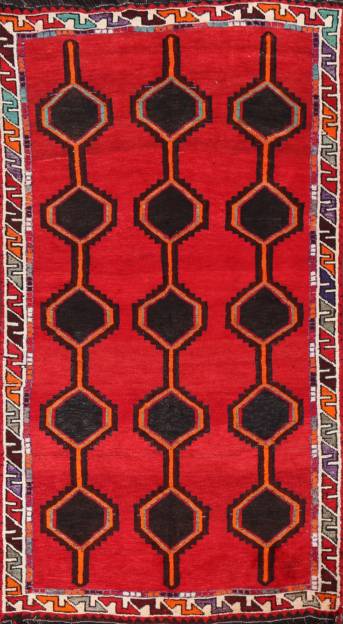 Red Vintage Lori Persian Area Rug 4x8