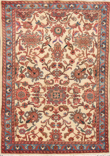 Vegetable Dye Handmade Wool Tabriz Persian Rug 3x5
