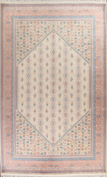 Large Vegetable Dye Art Deco Oriental Area Rug 10x14