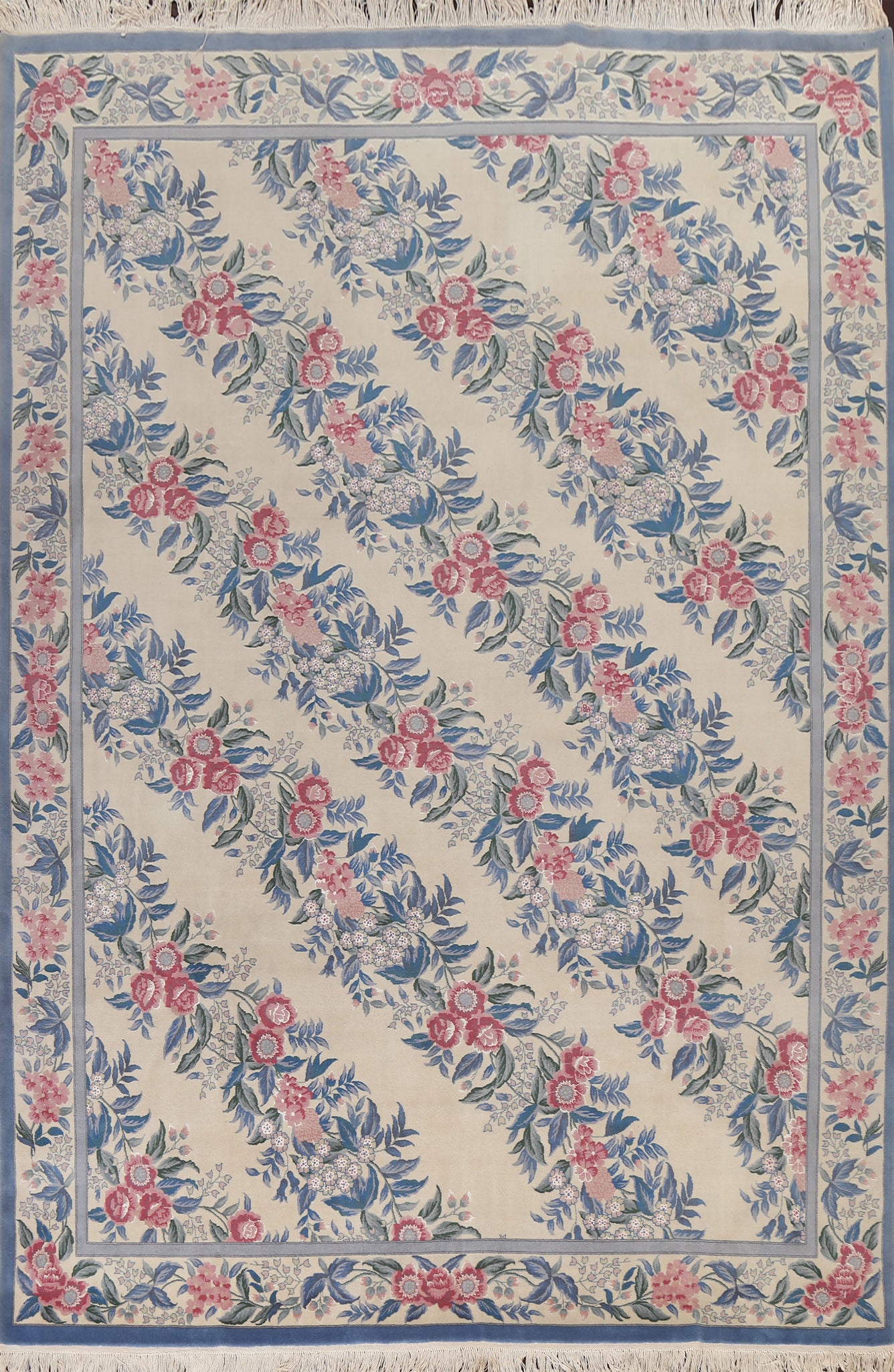 Vegetable Dye Aubusson Oriental Area Rug 9x12