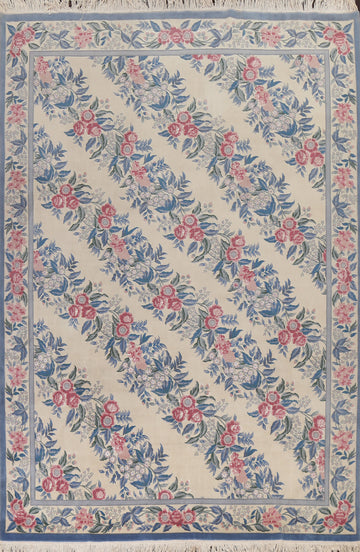 Vegetable Dye Aubusson Oriental Area Rug 9x12