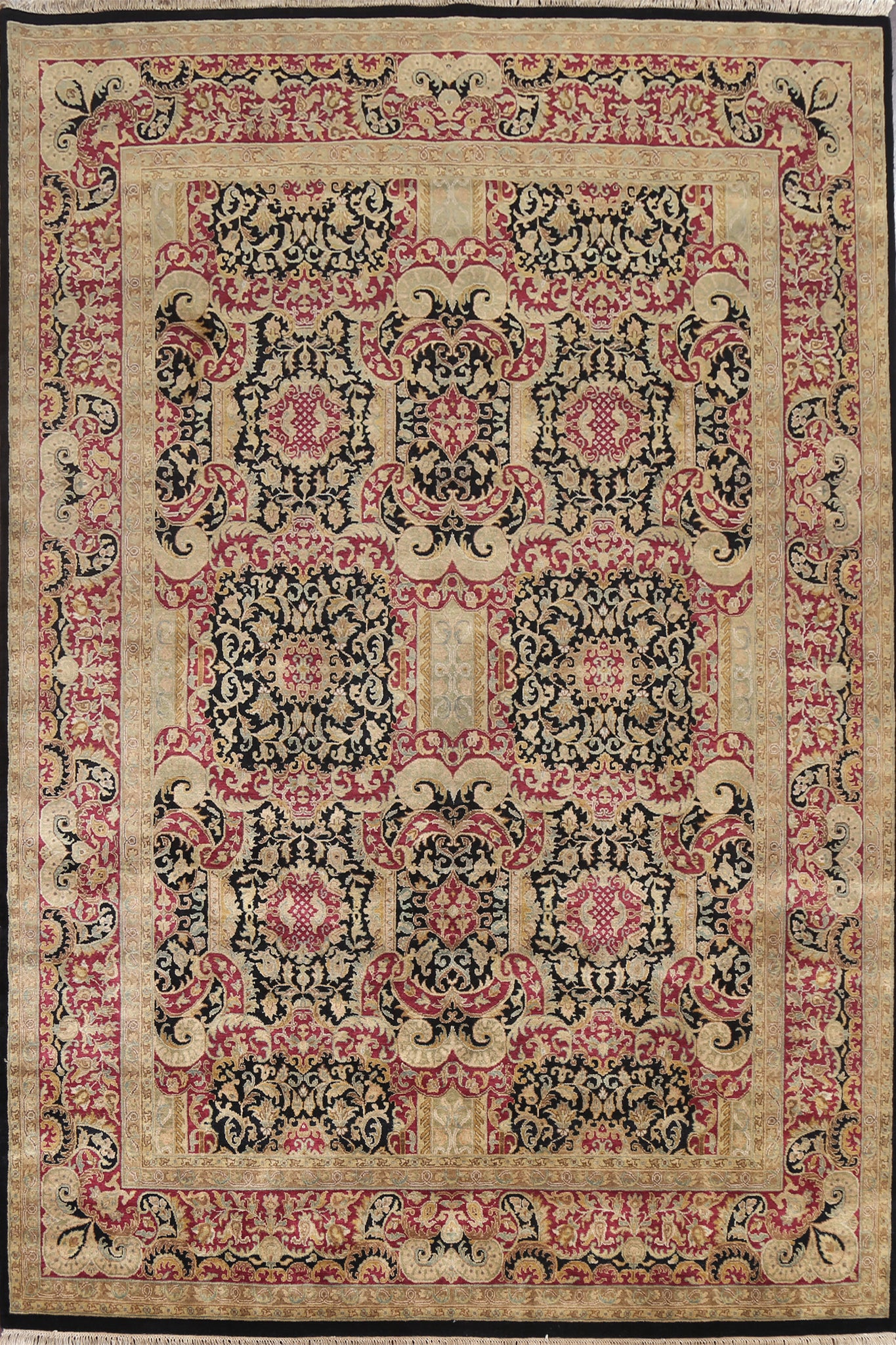 Vegetable Dye Agra Oriental Area Rug 9x12