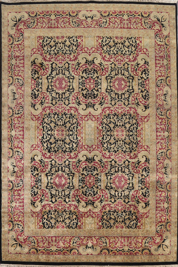 Vegetable Dye Agra Oriental Area Rug 9x12