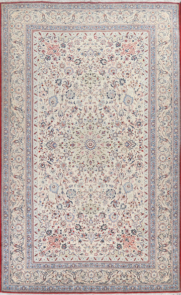 Vegetable Dye Nain Toodeshk Persian Area Rug 8x12