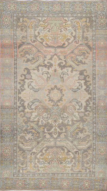 Antique Vegetable Dye Anatolian Turkish Area Rug 4x7