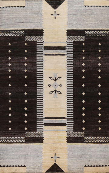 Vegetable Dye Gabbeh Kashkoli Oriental Area Rug 7x10