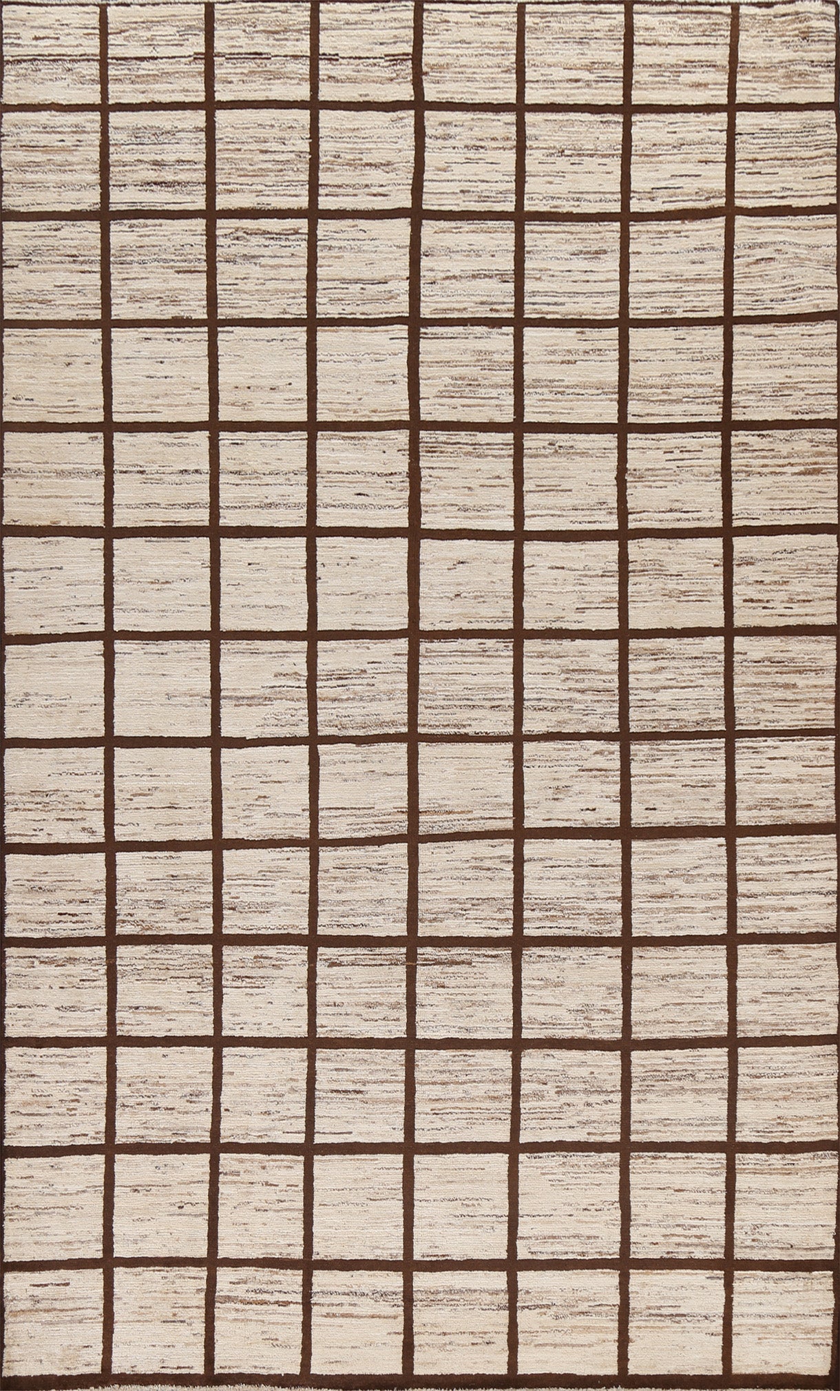 Checkered Gabbeh Kashkoli Oriental Wool Rug 6x9