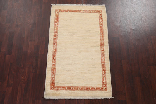 Handmade Wool Gabbeh Kashkoli Oriental Rug 3x5