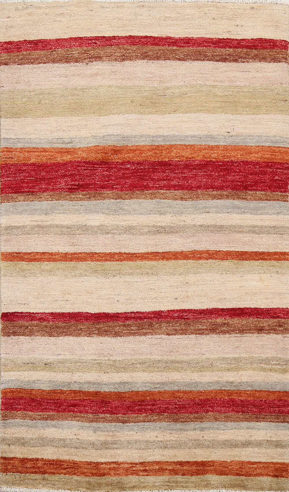 Striped Gabbeh Kashkoli Oriental Handmade Rug 3x5