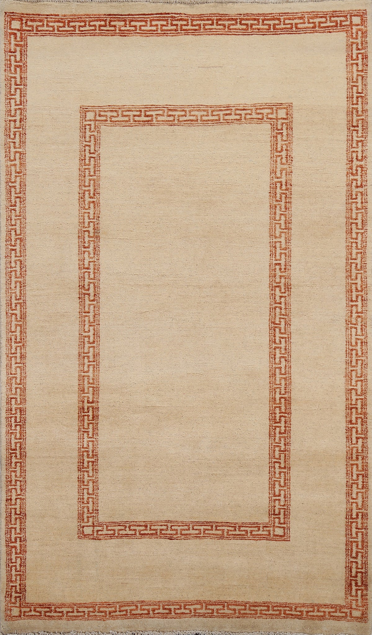 Hand-Knotted Gabbeh Kashkoli Oriental Area Rug 4x7