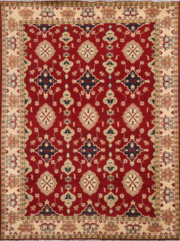 Red Handmade Oushak Oriental Area Rug 5x6