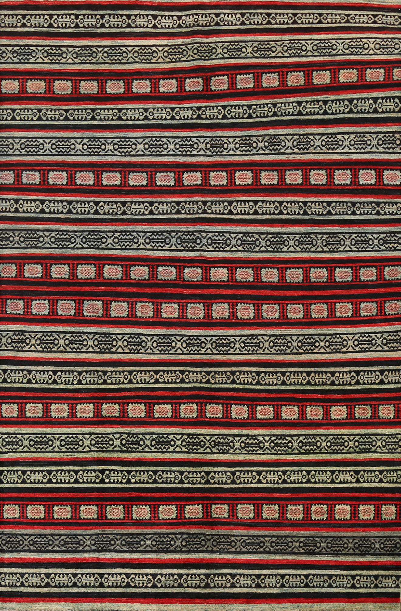 Vegetable Dye Gabbeh Kashkoli Oriental Area Rug 6x10