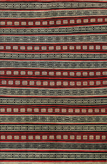 Vegetable Dye Gabbeh Kashkoli Oriental Area Rug 6x10