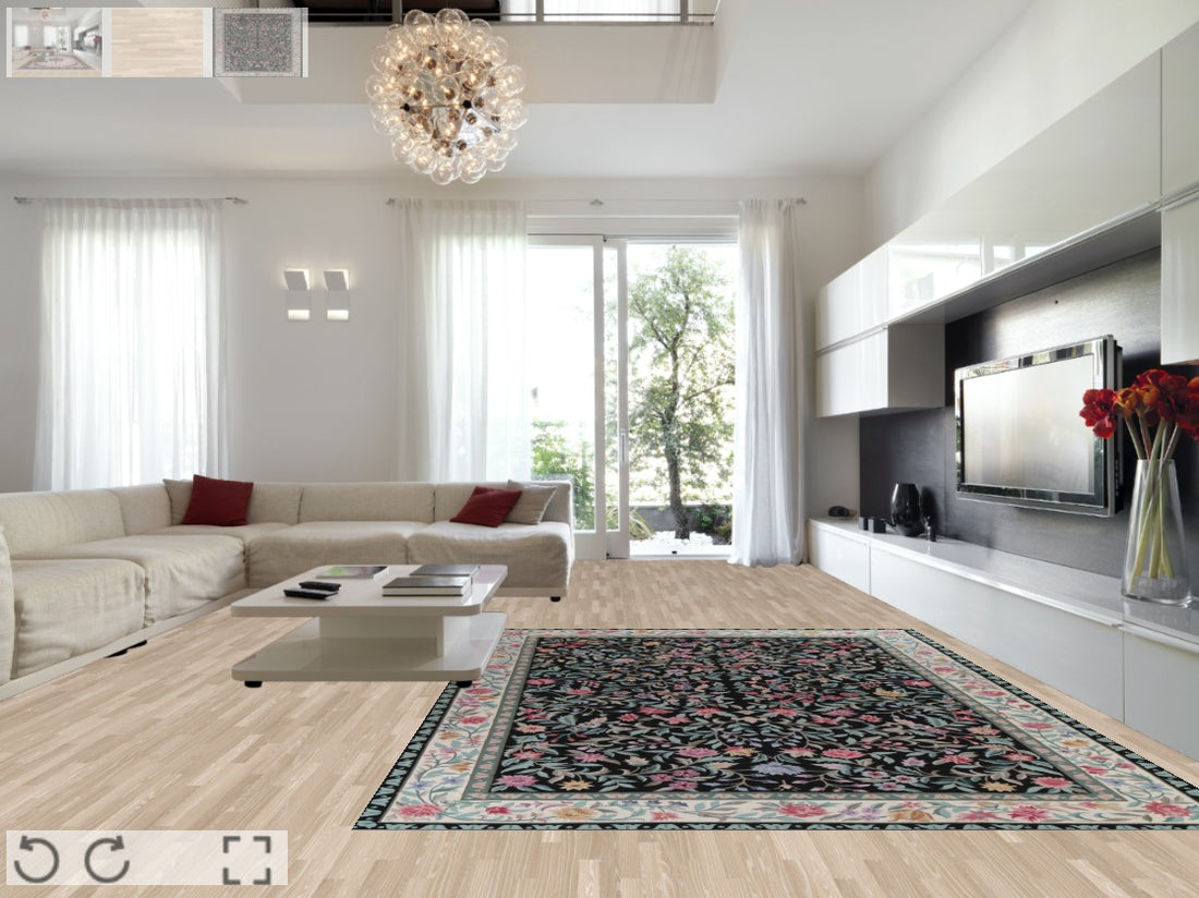 Vegetable Dye Floral Aubusson Oriental Area Rug 10x13