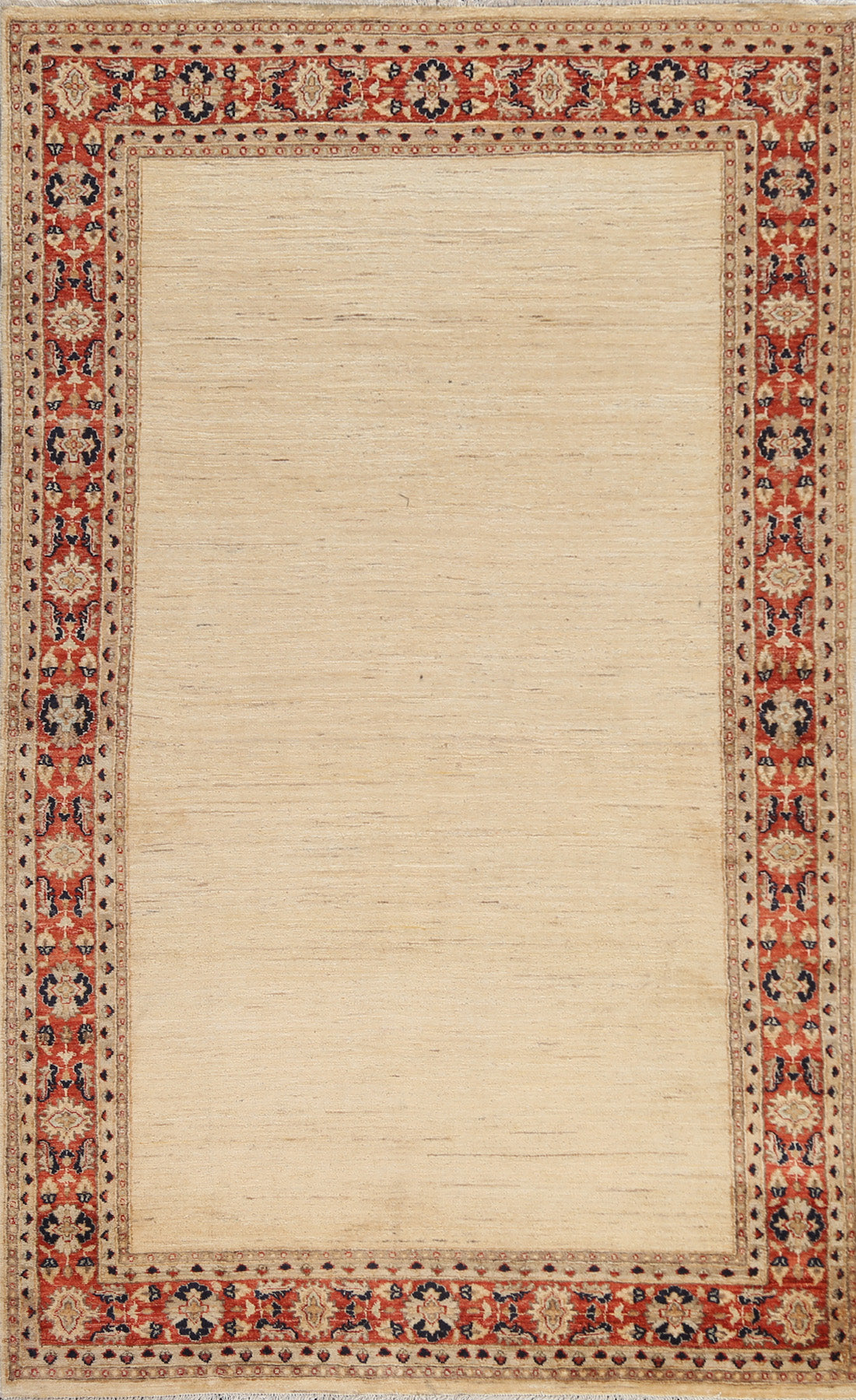 Hand-Knotted Gabbeh Kashkoli Oriental Area Rug 5x9
