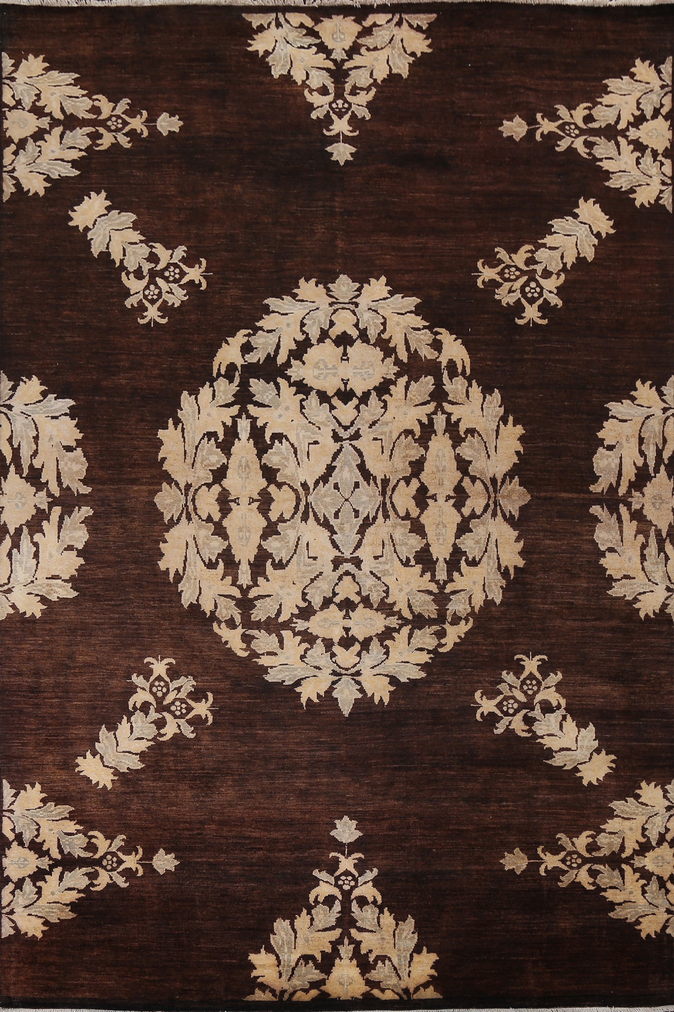 Vegetable Dye Chobi Peshawar Oriental Area Rug 7x10
