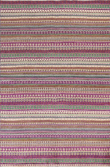 Striped Wool Gabbeh Kashkoli Oriental Area Rug 6x8