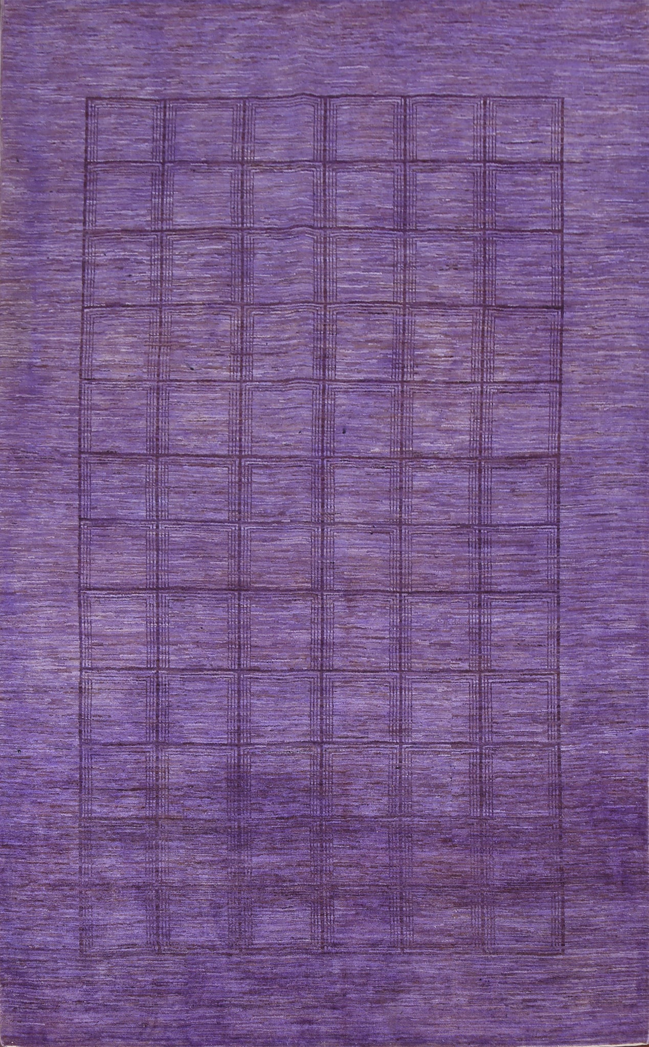 Purple Handmade Gabbeh Kashkoli Oriental Wool Rug 6x10