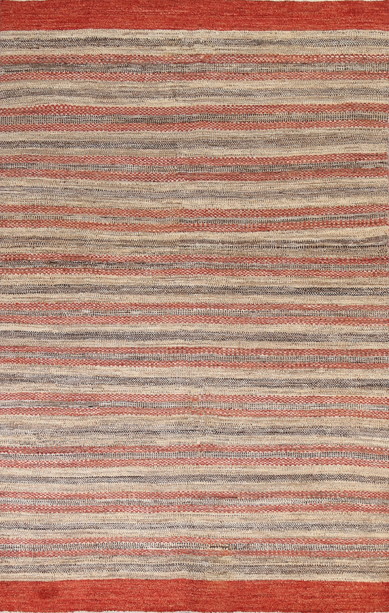 Handmade Gabbeh Kashkoli Oriental Wool Rug 6x8
