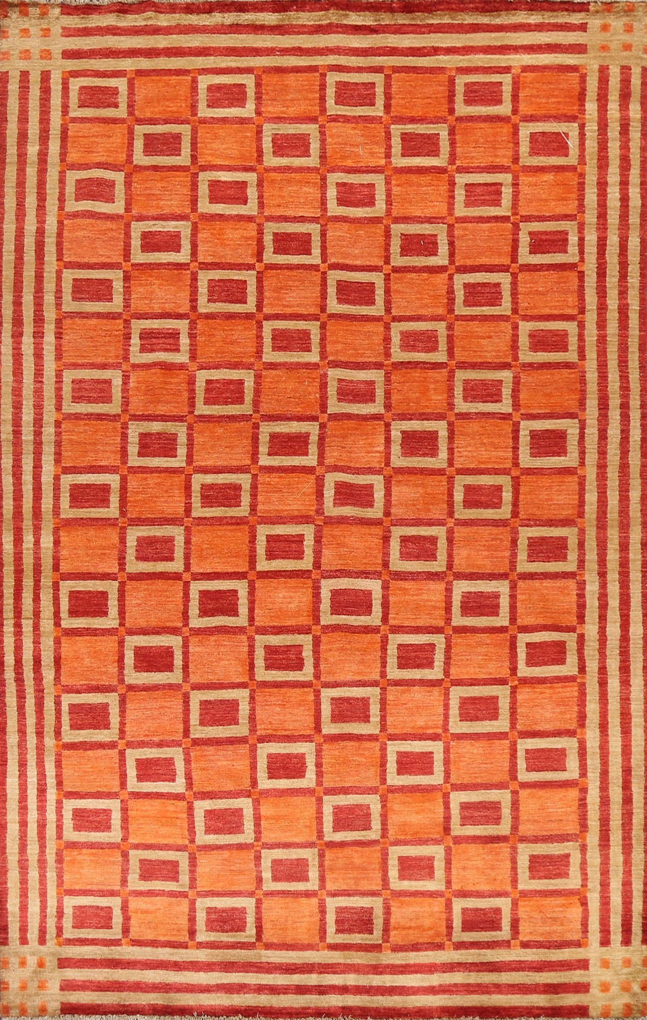 Handmade Gabbeh Kashkoli Oriental Wool Rug 7x10