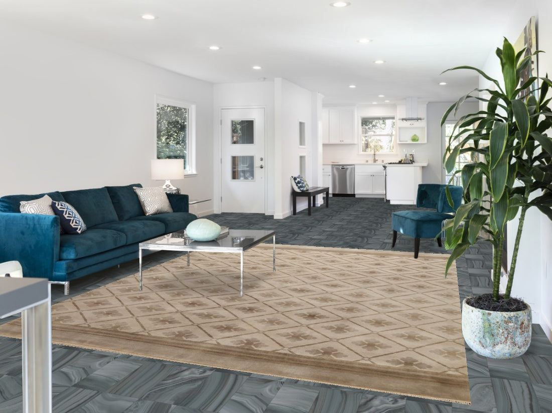 Trellis Handmade Gabbeh Oriental Area Rug 8x10