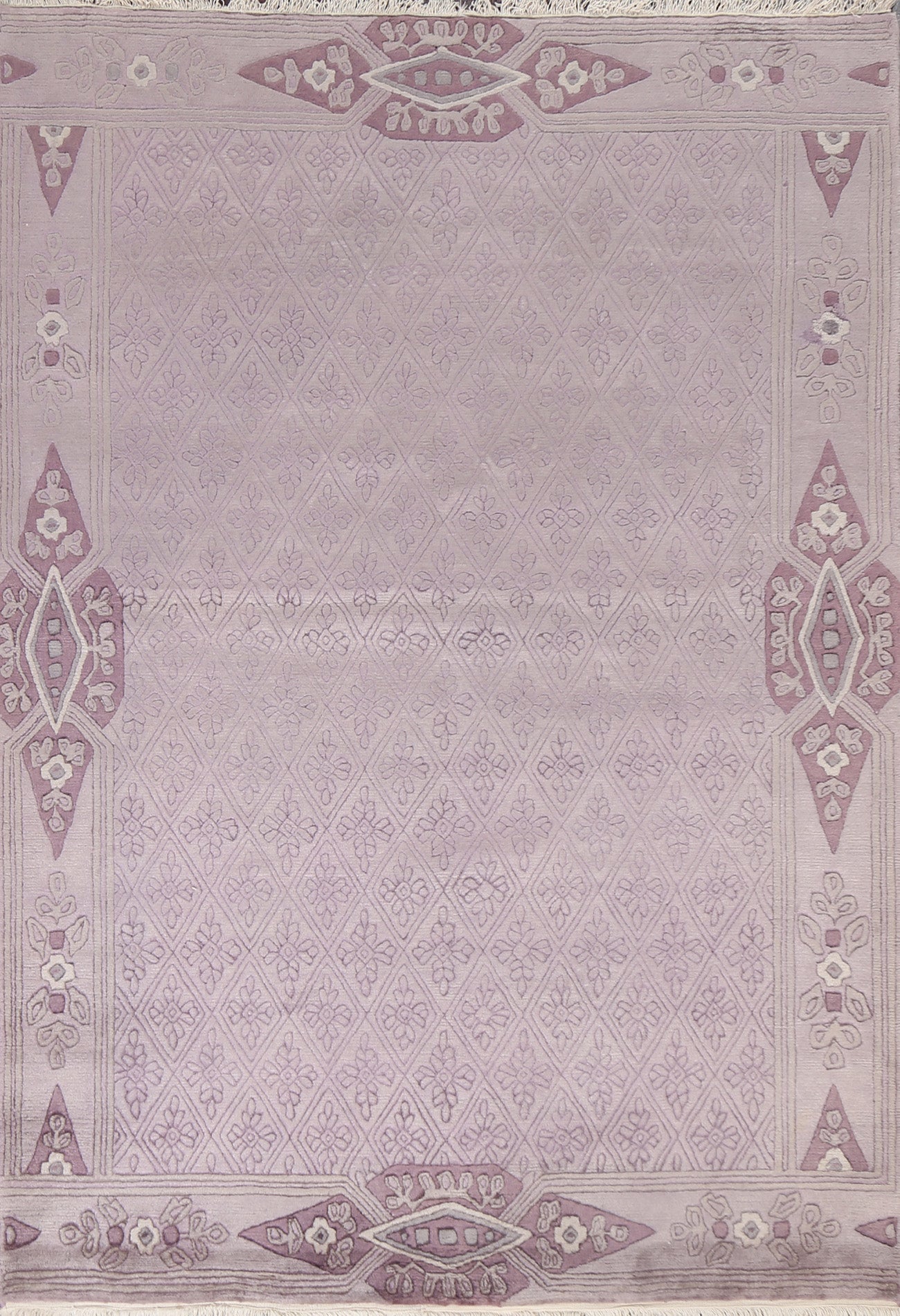 Handmade Wool Nepalese Oriental Area Rug 5x7