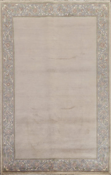 Handmade Wool Nepalese Oriental Area Rug 5x8