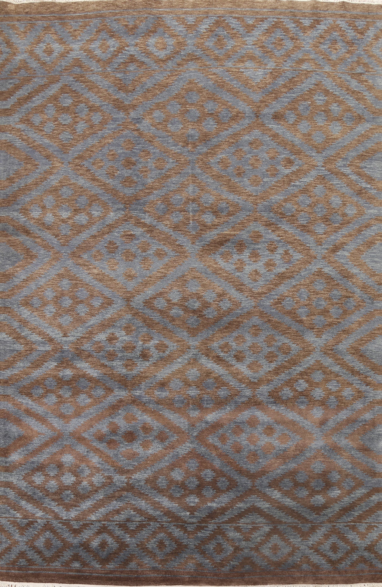 Geometric Wool Oushak Oriental Area Rug 8x11