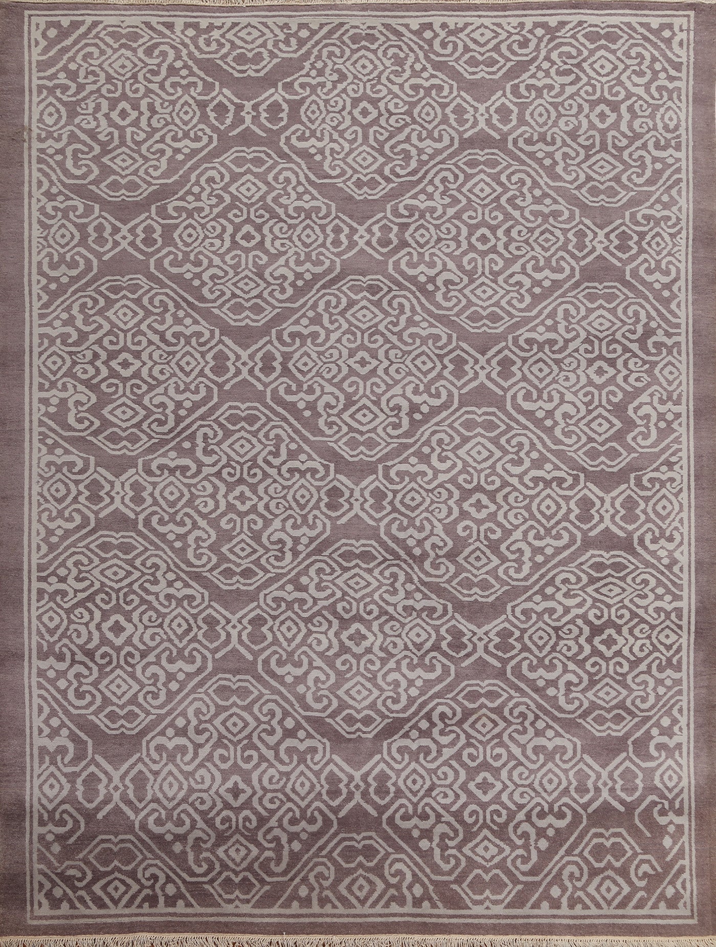 Hand-Knotted Wool Oushak Oriental Area Rug 8x10