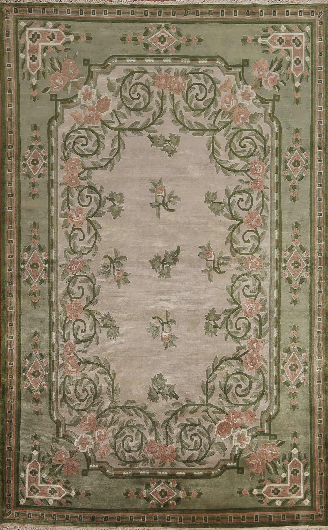 Handmade Wool Nepalese Oriental Rug 6x9