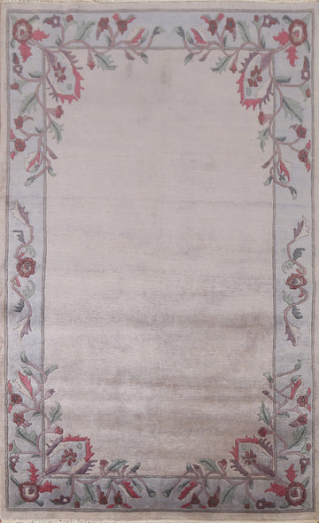 Handmade Nepalese Oriental Wool Rug 5x8