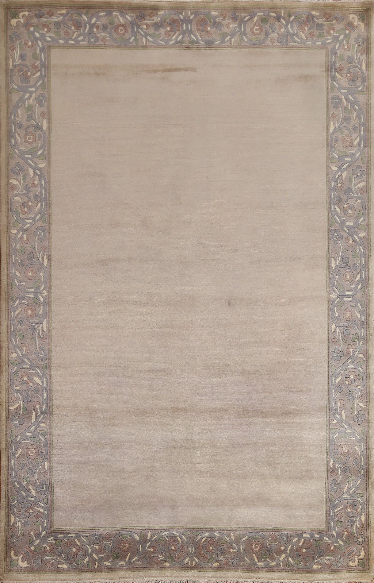 Hand-Knotted Wool Nepalese Oriental Rug 6x8