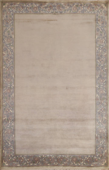 Hand-Knotted Wool Nepalese Oriental Rug 6x8