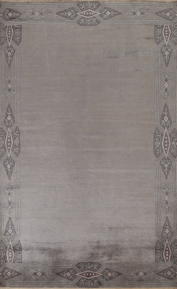 Hand-Knotted Nepalese Oriental Wool Rug 6x9
