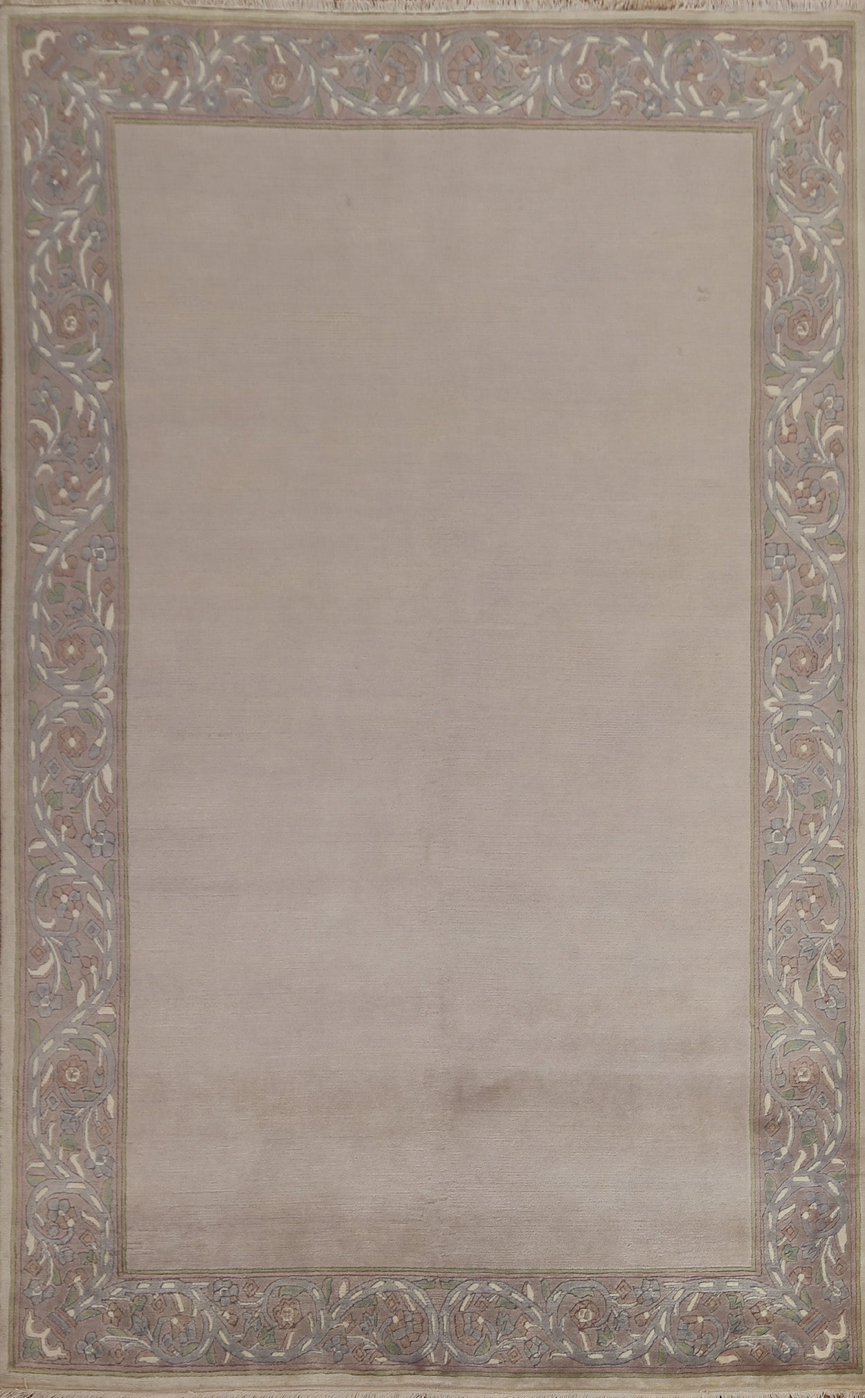 Hand-Knotted Nepalese Oriental Area Rug 5x8