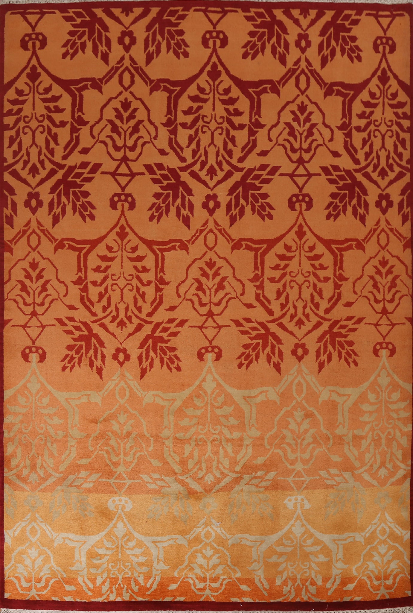 Hand-Knotted Wool Art & Craft Oriental Area Rug 8x11