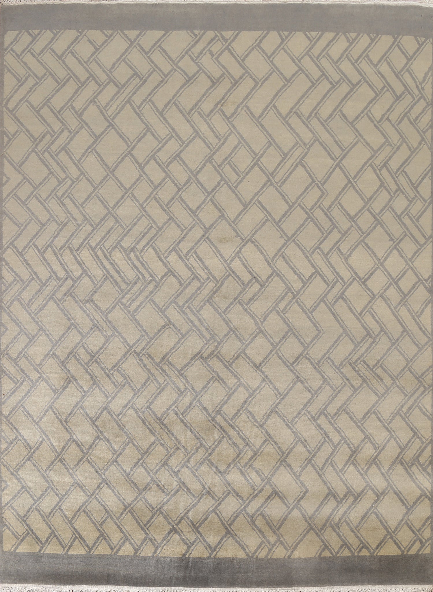 Geometric Abstract Oriental Area Rug 8x10