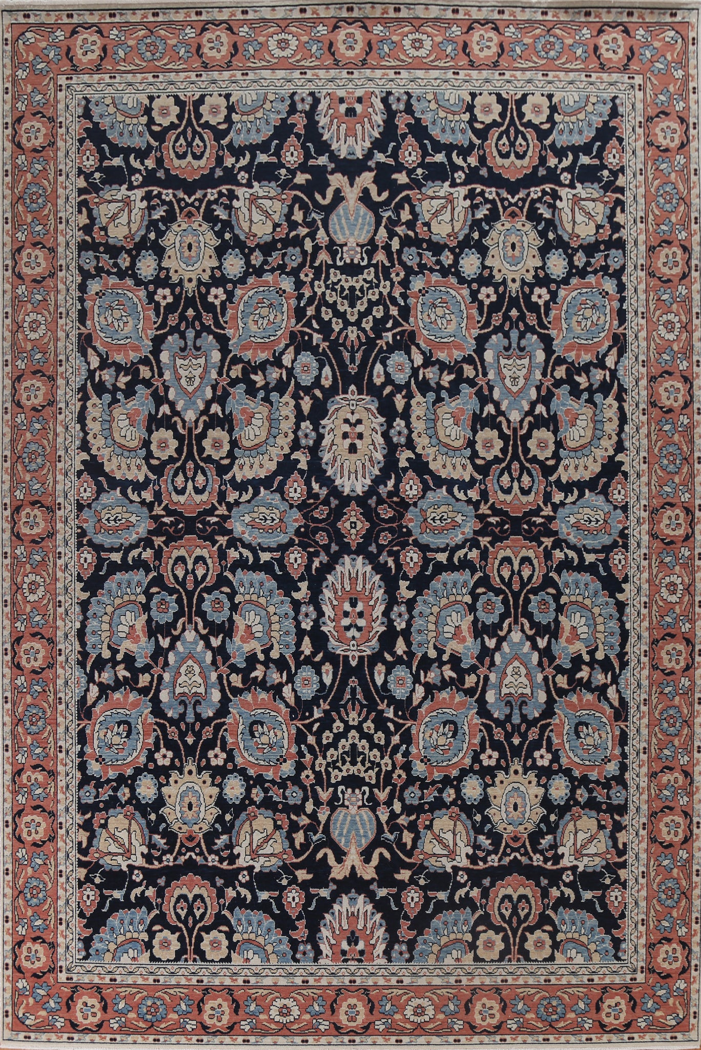 Handmade Ziegler Wool Turkish Rug 9x12