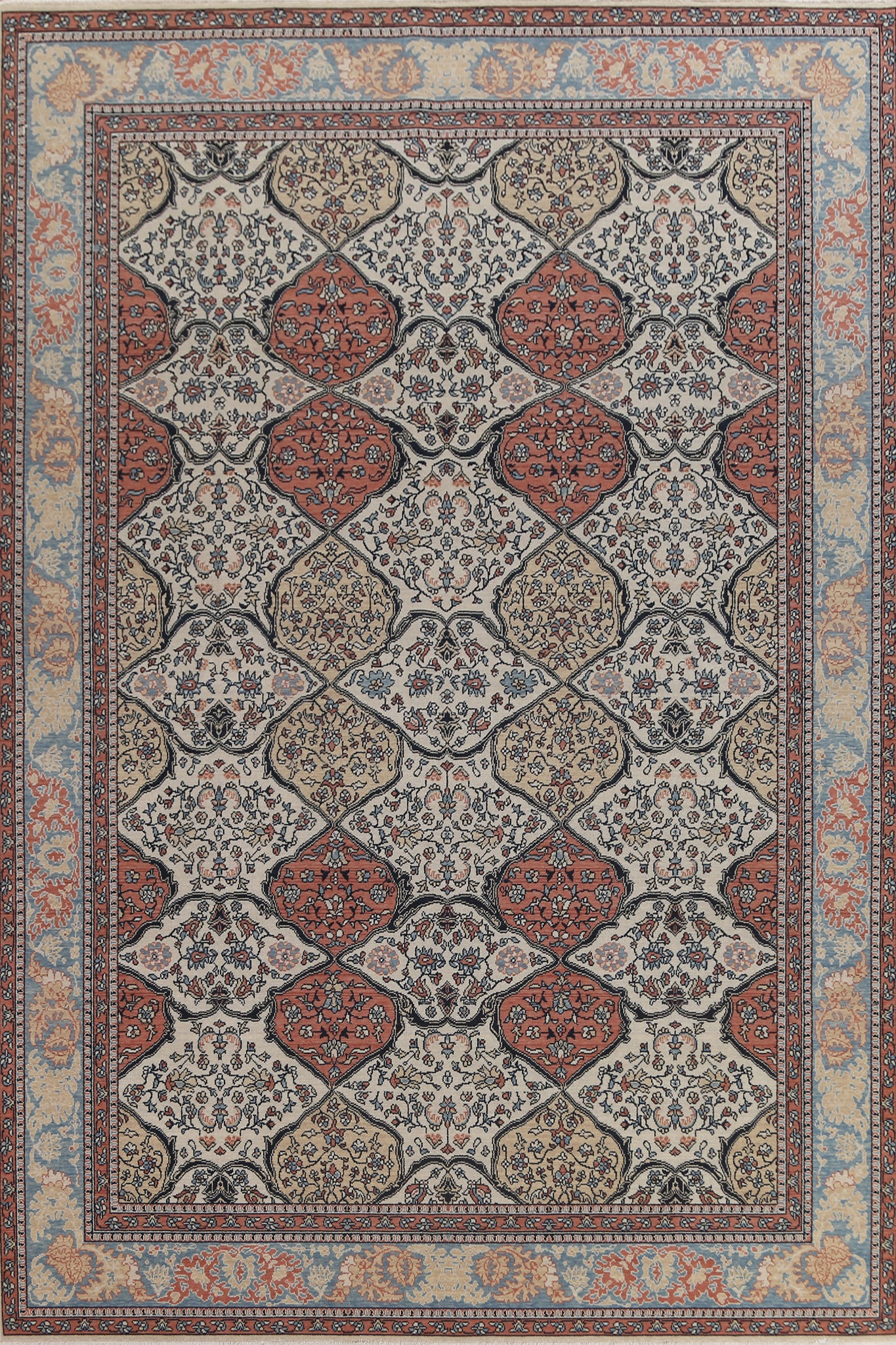 Handmade Wool Bakhtiari Oriental Area Rug 9x12