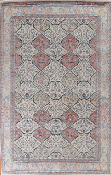 Hand-Knotted Wool Bakhtiari Turkish Area Rug 9x12