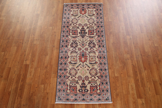 Handmade Ziegler Turkish Runner Rug 2x6